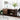 Contemporary Glass Shelf TV Stand For TVs Up To 58 - Dark Walnut