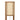 Pinnacle - Shelf Floor Lamp For Bedroom / Living Room, Long Shade - Natural Wood / White