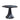 Sculptural Round Dining Table Petal Shape Root Texture For Dining Room - Black