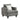 Callaway - Chenille Chair With Throw Pillow - Gray