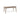Placidity - Outdoor Expandable Dining Table With Slatted Tabletop And Tapered Legs