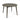 Round Outdoor Patio Table With Slatted Top - Gray