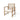 Outdoor Acacia Wood Club Chairs, 2 Pieces Set - Natural Stained / White