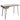 Avery - Mid-Century Modern Desk - Walnut / Clear / Black