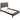 Queen Panel Bed Accents - Gray