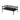 Rectangle Coffee Table With Tempered Glass Top And White Legs, Modern Table For Living Room