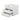 Wall Mounted Floating Cabinet With Double Drawer, Rectangular Sink