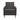 Tufted Back Accent Chair With Track Arm Silhouette - Gray