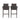 Outdoor Rattan Wicker Bar Chair With Metal Frame - Brown