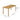 5 Piece Outdoor Dining Set With Table And Arm Chairs - Dark Gray / Light Teak / Teak