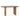 Oval Dining Table With Cylindrical Legs - Brown