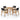 Outdoor Rustic Patio Acacia Bistro Set With Cushions