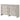 6 Drawer Storage Dresser Furniture - Antique White