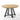 Tate - Round Dining Table With Cream Color Upholstered Chairs (Set of 5) - Oak Finish