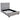 Queen Bed With Textured, And Tufted Headboard - Gray