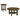 Crispin - 2 Piece Coffee Table Set With Open Shelves