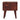 Mini Modern Bedside Table - Chestnut