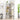 L-Shaped Corner Bookshelf 90Cm Extended Size 5 Tier Freestanding Display Shelf With Anti Tip Safety Features - Light Gray