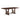 Dining Table With Leaf And Unique X Design Base - Cherry