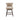 360 Degree Swivel Counter Stool With Silver Detailing