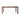 Acacia Wood Outdoor Dining Table With Slatted Top - Dark Brown
