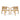 Patio Dining Chair (Set of 2) - Light Teak