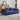 Convertible Floor Sofa Bed With Fixed Shape Frame, Loveseats Boneless Modular Sectional, For Living Room - Dark Blue
