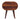 Large Chestnut Circular Bedside
