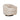 Swivel Upholstered Barrel Chair With Metal Base