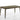 Bistro - Wide Contemporary Rectangle Dining Table With Extension Leaf