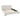 Queen Size Contemporary Low Profile Upholstered Bed With Teddy Fleece Boucle Fabric And Solid Round Legs - White
