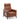 Mid Century Modern Madeline Push Back Recliner - Caramel