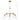 Elegance 5 Lights Linear Arms With Chain Chandelier - Clear / Gold