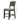 Padded Fabric Seat Panel Back Counter Height Dining Chairs (Set of 2) - Gray / Light Gray