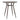 Clara - Industrial Round Dinette Table - Antique