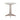 Horizons - End Table - White Oak / White Marble