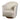 360 Degree Rotating Barrel Armchair For Living Room - Cream Beige