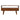Solid Wood Curved Media Unit