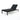 Modern Chaise Lounge With Wate Resistant Fabric Cushions
