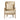 Crenshaw - Wing Arm Chair With Oak Frame And High Back - Beige