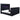 Judah - Eastern King Wingback TV Bed With Motorized Lift And Flame Visualizer - Black