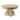 Cake Stand, Wood Cake Plate With Magnesium Base - Cream / Brown