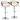 Symphony - Mid Century Modern Adjustable Barstool With Swivel With Oval Footrest (Set of 2)