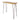 Outdoor Bar Table With Wood Tabletop And Iron Hairpin Legs - Black / Teak