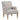 Alice - Upholstered Arm Chair With Pecan Legs And Antique Brass Nailheads - Beige