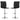 Waffle - Adjustable Bar Stool (Set of 2) - Black