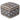 Mapleton - Outdoor / Indoor Pouf - Beige Gray / White