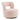 Swivel Comfy Round Barrel Chair With Soft Teddy Fabric For Living Room