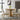 Jasper - Wide Contemporary Round Dining Table With Fabric Chairs Set