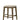 Sasha - 17" Counter Height Stool With Upholstered Seat